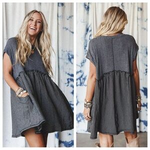 Three Bird Nest Babydoll Dress